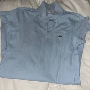 Lacoste polo dress light blue 16
